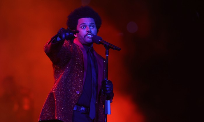 The Weeknd at Superbowl LV / Photo Credit: PA Images