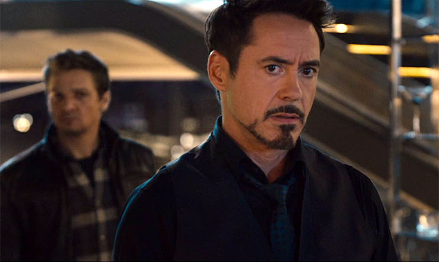 Robert Downey Jr as Tony Stark in 'Avengers: Age of Ultron'