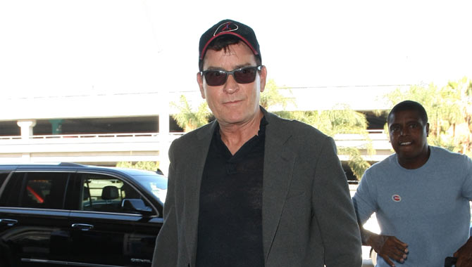 Charlie Sheen in November