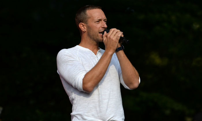 Chris Martin at Global Citizen Festival 2018 / Photo Credit: Anthony Behar / Sipa USA / PA Images