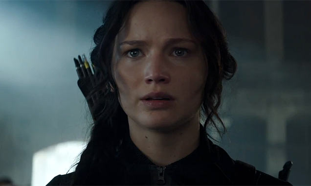 Jennifer Lawrence in 'The Hunger Games: Mockingjay Part 1'