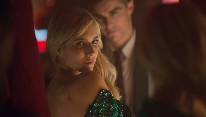 Emma Roberts and Dave Franco seen in Nerve