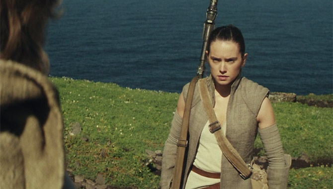 Daisy Ridley in upcoming flick 'Star Wars: The Last Jedi'