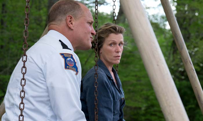 Frances McDormand and Woody Harrelson in 'Three Billboards Outside Ebbing, Missouri'