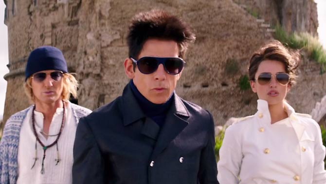 Owen Wilson, Ben Stiller and Penelope Cruz in Zoolander 2