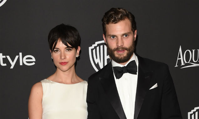 Jamie Dornan sports wonderful beard at the Golden Globes