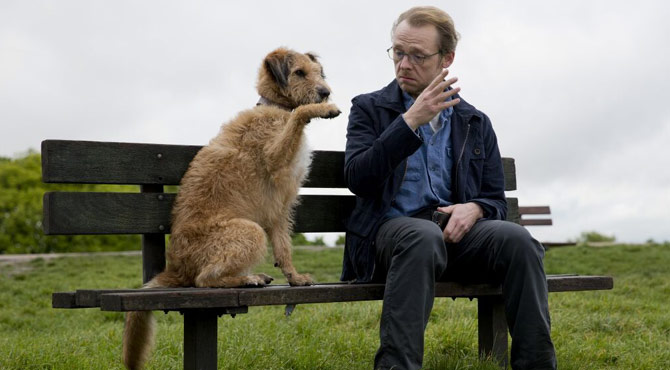 Simon Pegg in 'Absolutely Anything'