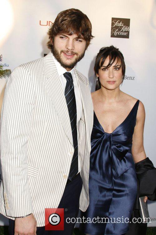 Ashton Kutcher and Demi Moore