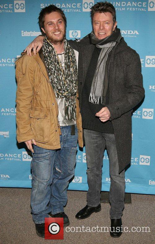 David Bowie and Duncan Jones 