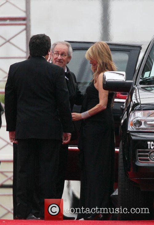 Steven Spielberg, Kate Capshaw, Golden Globe Awards and Beverly Hilton Hotel