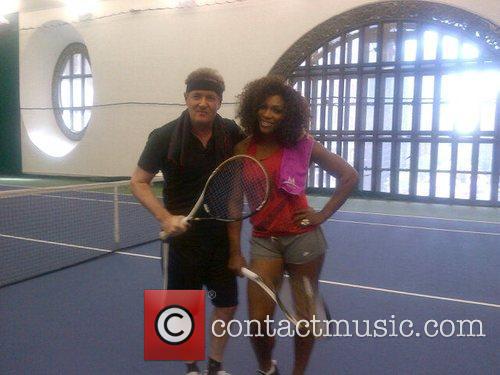 Piers Morgan and Serena Williams