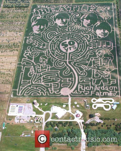 The Beatles and Corn Maze