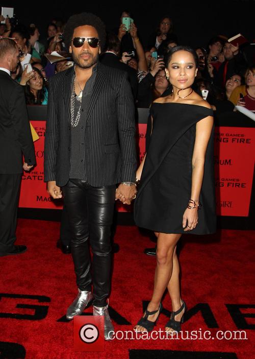 Lenny Kravitz and Zoë Kravitz