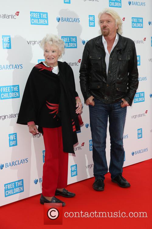 Eve Huntley Flindt and Richard Branson