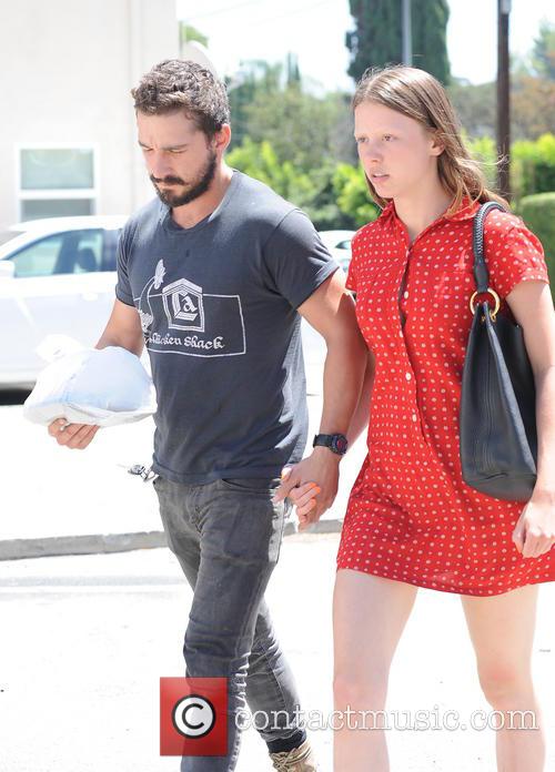 Shia Labeouf and Mia Goth