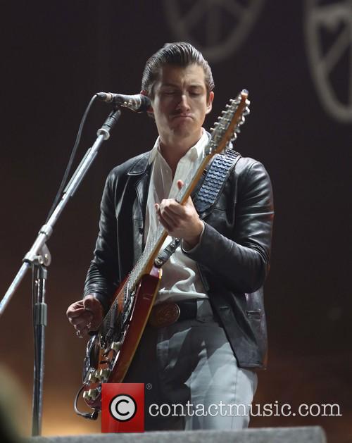 Arctic Monkeys performing at Reading Festival