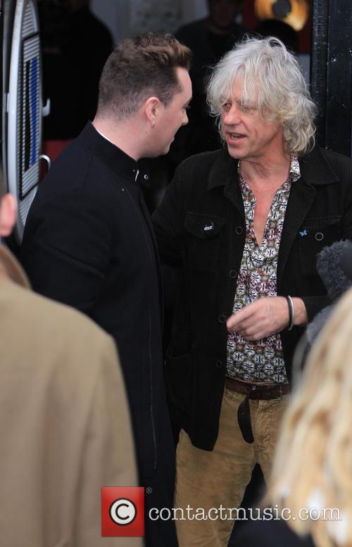 Sam Smith and Sir Bob Geldof