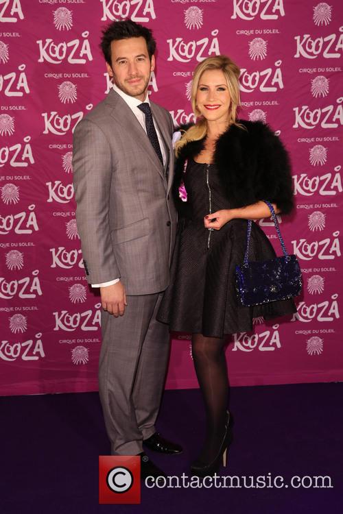 Heidi Range and Alex Partakis at Cirque du Soleil press night