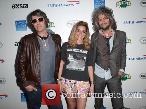 Wayne Coyne, Katy Weaver, Steven Drozd and The Flaming Lips