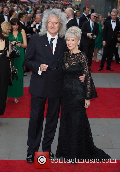 Brian May and Anita Dobson