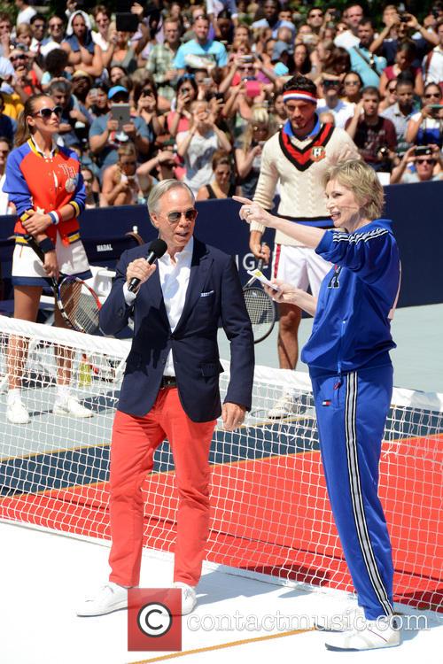 Tommy Hilfiger and Jane Lynch