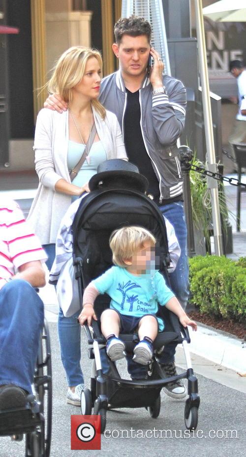 Michael Buble, Luisana Lopilato and Noah Buble