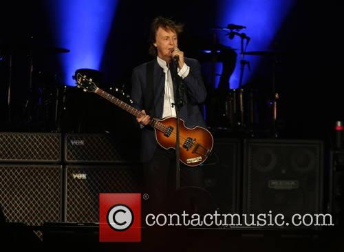 Paul McCartney performing at Desert Trip 2016