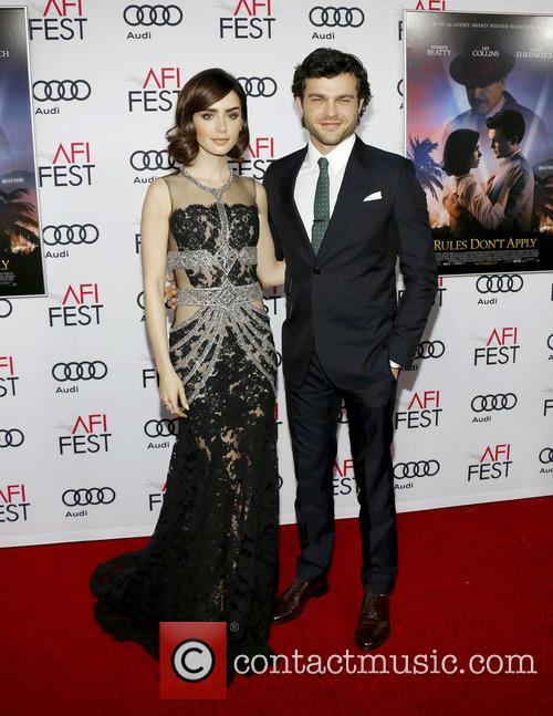 Alden Ehrenreich and Lily Collins