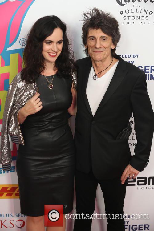 Sally Humphreys and Ronnie Wood