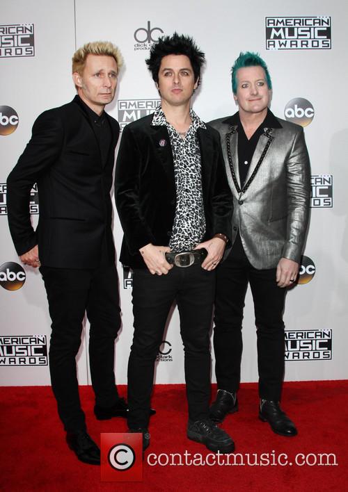 Mike Dirnt, Billie Joe Armstrong and Tré Cool Of Green Day