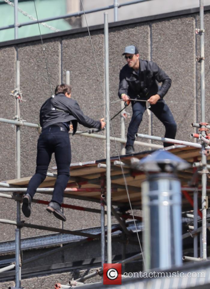 Tom Cruise shooting Mission: Impossible 6