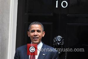 US presidential candidate Barack Obama leaves 10 Downing Street after talks with PM Gordon Brown London, England - 26.07.08