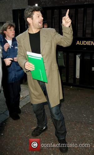 Andy Serkis outside the ITV studios London, England - 25.10.10