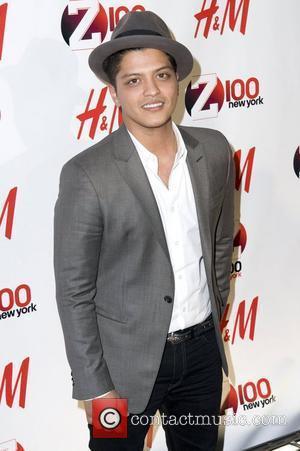 Bruno Mars Z 100's Jingle Ball 2010 presented by H&M at Madison Square Garden - Arrivals New York City, 10.12.10