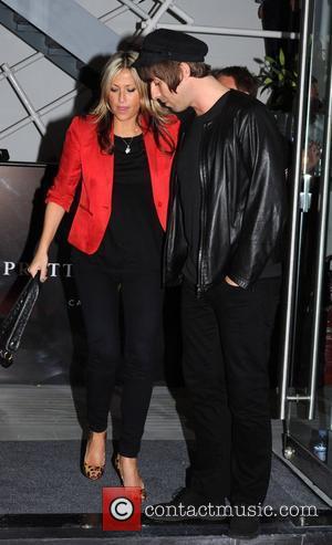 Liam Gallagher and Nicole Appleton Liam Gallagher's Pretty Green Pop-Up Shop - launch reception held at Carnaby Street. London, England...