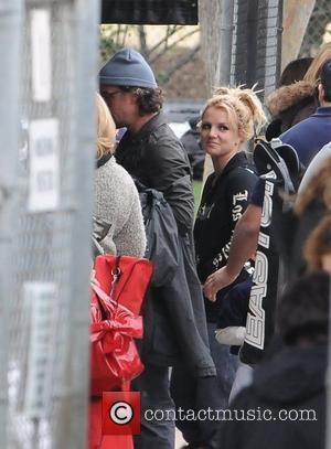 Britney Spears attends her son Sean Preston's little leage baseball match with boyfriend Jason Tranwick Los Angeles, California - 19.03.11