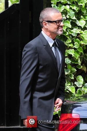 George Michael leaving home to go to a press conference London, England - 11.05.11