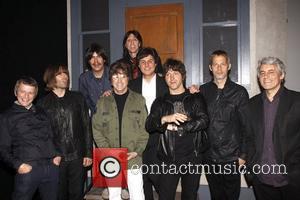 Chris Sharrock, Liam Gallagher, Joe Bithorn, David Leon, Joe Bologna, Joey Curatolo, Steve Landes, Gem Archer, Andy Bell and Mark...