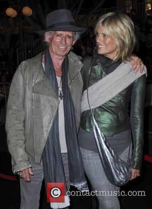 Keith Richards and Patti Hansen 'Pirates Of The Caribbean: On Stranger Tides' World Premiere held at Disneyland Anaheim, California -...