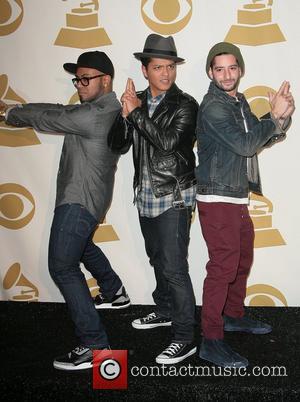 Producer Philip Lawrence, Bruno Mars and producer Ari Levine The GRAMMY Nominations Concert Live held at the Nokia Theatre L.A....