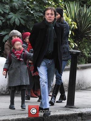 Paul McCartney and Beatrice McCartney - Paul McCartney and family out and about in Notting Hill London United Kingdom Tuesday...