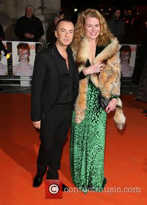 Julien MacDonald and Guest - David Bowie Is Private View - exhibition gala night held at the Victoria and Albert...