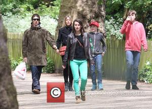 Liam Gallagher, Nicole Appleton, Gene Gallagher and Lennon Gallagher - EXCLUSIVE Liam Gallagher and his wife Nicole Appleton walking home...