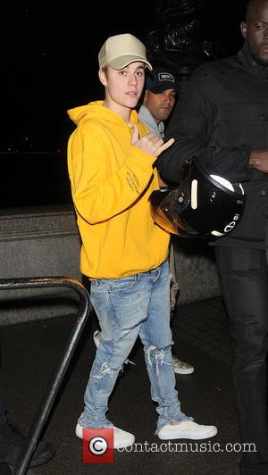 Justin Bieber decided to take the scenic route back to his hotel after performing at London's O2 Arena as part...