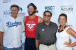 Will Ferrell, Clayton Kershaw, Dennis Gilbert and Ellen Kershaw