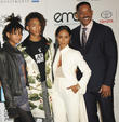 Will Smith, Jada Pinkett Smith, Willow Smith and Jaden Smith