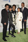 Will Smith, Jada Pinkett Smith, Willow Smith, Jaden Smith and Trey Smith