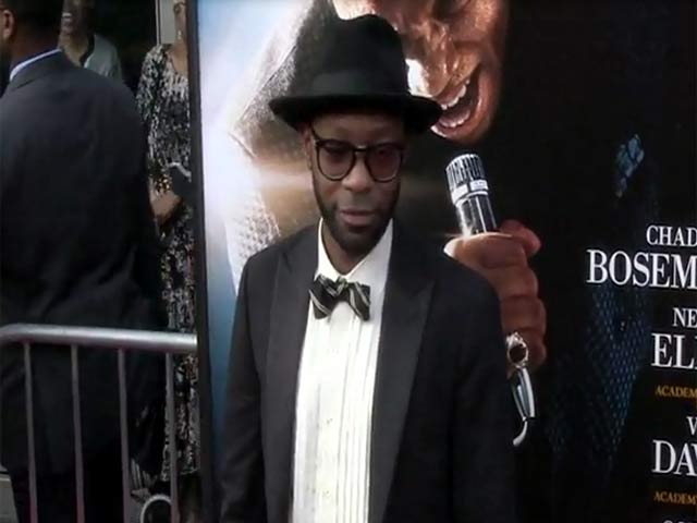 Chadwick Boseman Makes His Entrance At The 'Get On Up' NY Premiere - Part 5