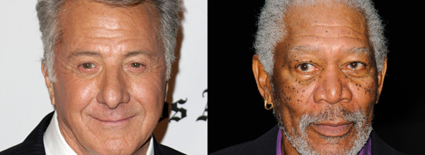 Dustin Hoffman, Morgan Freeman