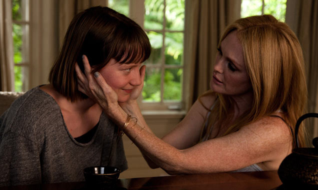 Julianne Moore appears opposite Mia Wasikowska in 'Maps To The Stars'